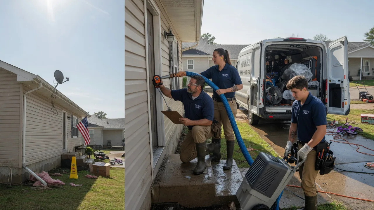 Ceiling Water Damage Restoration in Beloit, WI near me